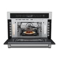 thumbnail image 4 of 30 In. Black Stainless Steel Built-in Convection Microwave Oven with Speed and Sensor Cooking, 1.6 Cu. Ft., 4 of 20
