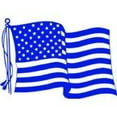 thumbnail image 1 of American Flag Picture Art - Living Room – Peel & Stick Sticker - Vinyl Wall Decal, 1 of 2