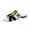 Black, variant on Women's Crocodile Embossed Flat Sandals Cross Strappy Open Toe Slide Sandals Fashion Women Casual Round Head Comfy Slippers Beach Casual Slipsole Shoes