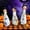 A, variant on RKSTN Halloween Witch Decoration Gnomes Resin Statue Decoration, Cute Family Holiday Decorations Classic Witches Hats Cat Ghost and Pumpkins Handicrafts, Ceramic Figurines