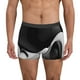 thumbnail image 1 of Fotbe Black White Fluid Sculpture Calzoncillos Tipo Boxer con Bolsa de Soporte Total para Hombre, X-Temp Fresco, Transpirable y de Secado Rápido-Medium, 1 of 5