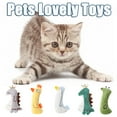 thumbnail image 4 of OAVQHLG3B Cartoon Cat Toys Kitten Chew Bite Supplies Boredom Relief Fluffy Kitty Teeth Cleaning Chewing Cat Lovers Interactive Plush Gift, 4 of 4
