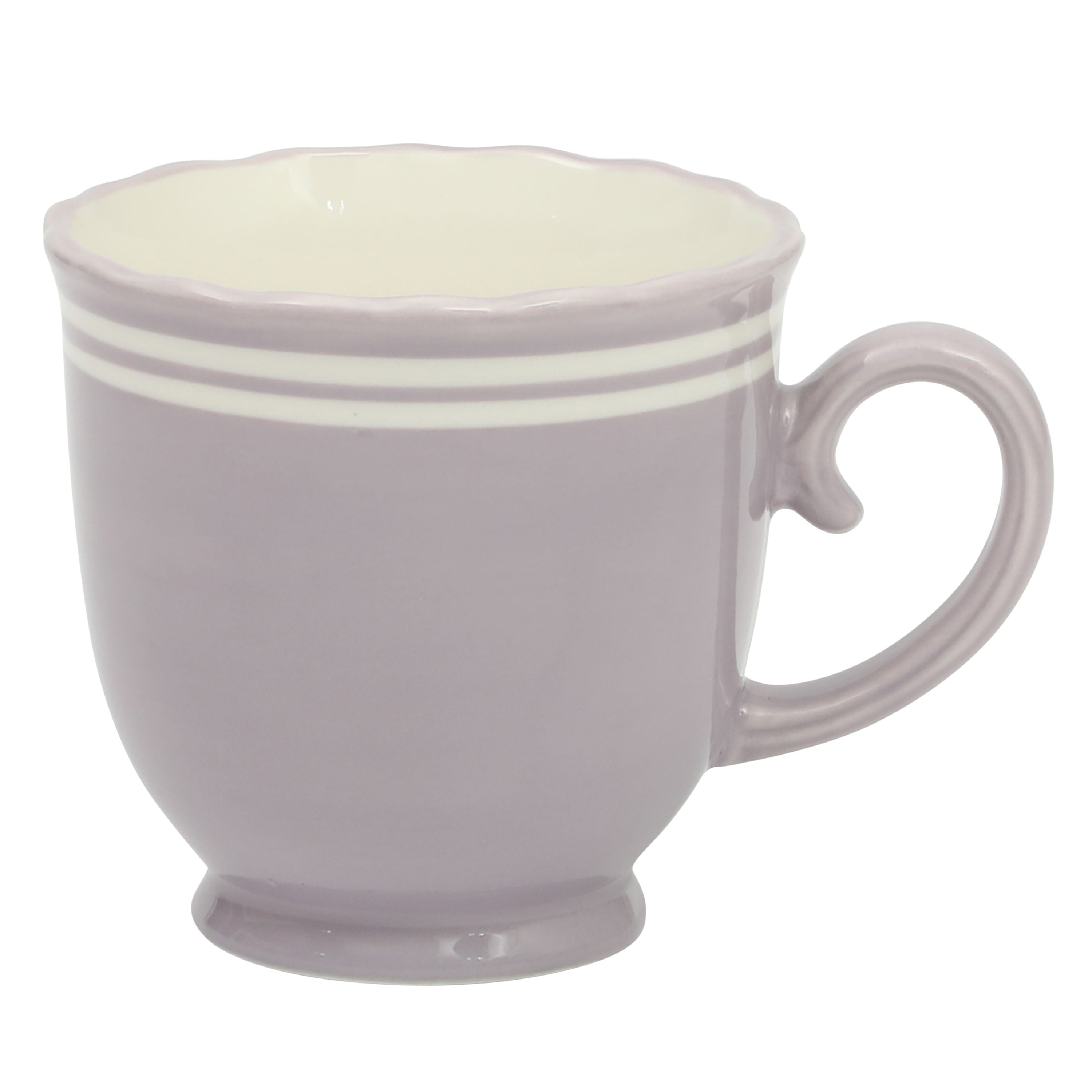 The Pioneer Woman Ainsley Ceramic Mug Set, Iris, 4-Pack