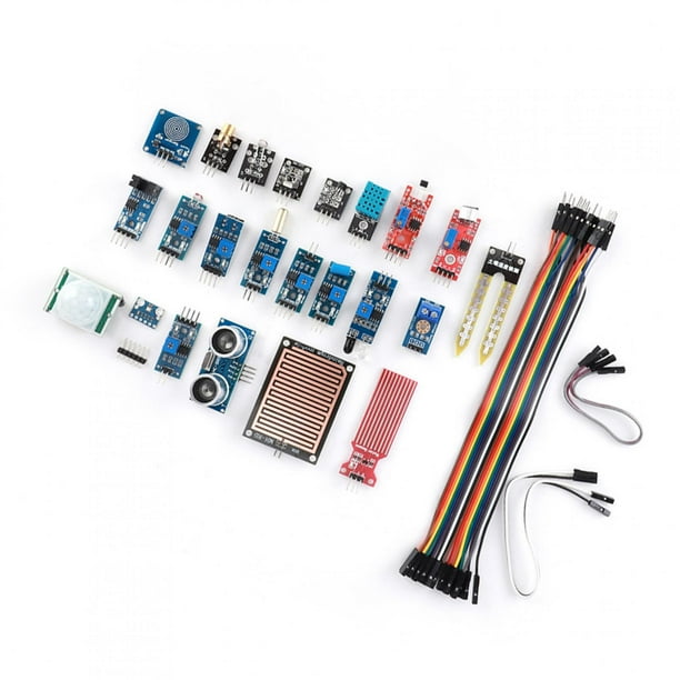 Kit de módulo de sensor, kit de módulo de sensor para kit de módulo de sensor para Raspberry Pi Kit de módulo de sensor para principiantes Diseño de próxima generación