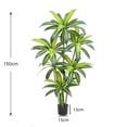 thumbnail image 5 of DSstyles Artificial Plant 4.9ft Brazilian Wood Tree Faux Plants Indoor Tall Fake House Floor Plants Realistic Artificial Trees for Home Office Decor Indoor Outdoor Housewarming Gif, 5 of 9