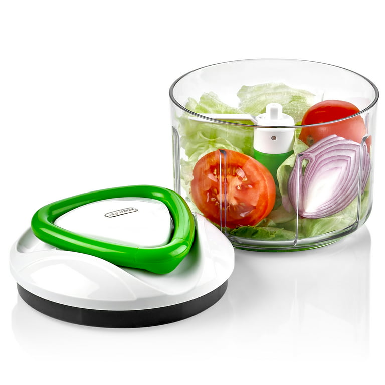Hand Powered FOOD PROCESSOR Chopper ZYLISS Easy Pull Vegetables Nuts Fruit  PREPPER Tool Survivalist 