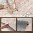 thumbnail image 4 of x Area Rugs for Living Room Backing Washable Rugs Vintage Large Area Rug，Stain Home Decor Rug (Orange &#x&#), 4 of 7