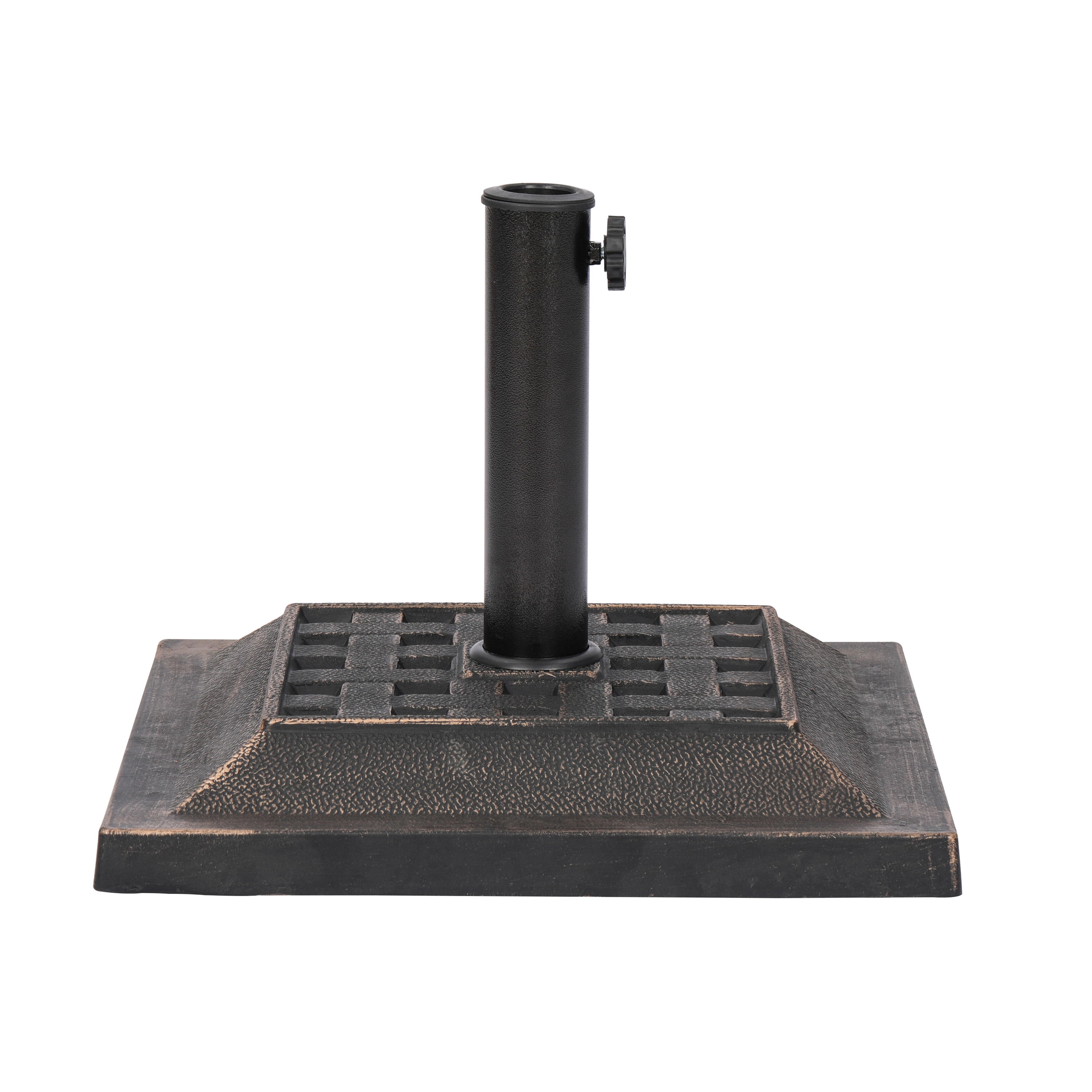 Island Umbrella 26-lb Bronze All-Weather Outdoor Square Resin Umbrella Base