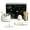 White, variant on JIAN YA NA 7-Piece Matcha Whisk Set, Traditional Tea Ceremony Matcha Set with Ceramic Bowl, Bamboo Whisk, Scoop, Sifter and Towel (Purple)