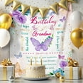 thumbnail image 2 of Birthday Gifts for Grandma, Grandma Birthday Gifts from Grandchildren, Grandmother Birthday Gift Ideas, Gifts for Grandma Birthday Unique, Birthday Presents for Grandma Throw Blanket 50x60, 2 of 6