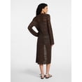 thumbnail image 2 of No Boundaries Tie Front Pointelle Duster, Women's Sizes XXS-XXL, 2 of 4
