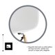 thumbnail image 2 of Set 4 Sillas Eames Modernas Estructura Silla Oficina blanco, 2 of 2