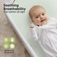 thumbnail image 4 of Sábanas de capazo KeaBabies Soothe, 100% algodón, paquete de 2 (color salvia), 4 of 9