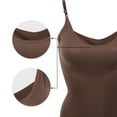 thumbnail image 5 of Unique Bargains Women Shapewear Tummy Control Full Bust Body Shaper Briefs Bodysuit Butt Lifter Thigh Slimmer XL Brown, 5 of 7