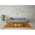 thumbnail image 3 of Ahgly Company Machine Washable Indoor Rectangle Persian Yellow Traditional Area Rugs, 8' x 12', 3 of 4