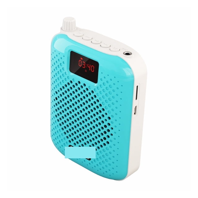 1PCS Megaphone Portable Voice Amplifier Teacher Microphone Speaker 5W FM Recording With Mp3 Player FM Adjustable Radio Recorder ,Easy to Use