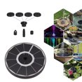 thumbnail image 3 of 3.5W LED Solar Fountain Light With Battery 6 Nozzles Floating Split Type LED Light For Garden Birdbath Pond Pool Fish  Outdoor, 3 of 8