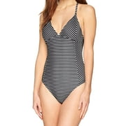 Women's Swimwear One-Piece Striped Cross-Back XL