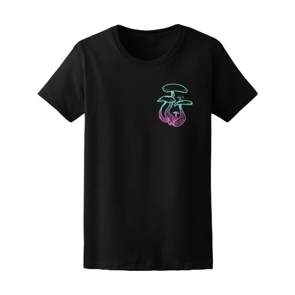 Gradient Mushrooms Psychedelic Tee Men's -Image by Shutterstock