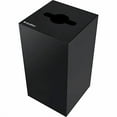 thumbnail image 2 of Global Industrial Square Recycling Can with Mixed Recycling Lid, 36 Gallon, Black, 2 of 3