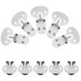 thumbnail image 2 of Miangastore 10Pcs Flat Blank Shoe Clip Stainless Steel Shoe Clips DIY Shoe Buckles Crafts Making Supply, 2 of 9