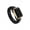 Pack B: Black Silicone / Yellow Gold Metal, variant on ThunderFit Trinity Stone Silicone Rings for Her - Faux Gemstone Rubber Wedding Engagement Bands for Women's, Variety Multipacks 1-3