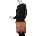 thumbnail image 2 of Sharo B-1000 Retro One Strap Close Messenger Bag, 2 of 6