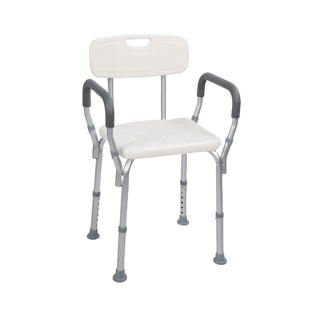 Shower Adjustable Height Elderly Bath Tub Shower Chair Bench Stool Non-slip