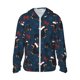 thumbnail image 1 of Fotbe Christmas Dachshund Chaqueta con Protección Solar UPF 50+ para Hombre y Mujer, Camisa con Capucha y Bolsillos-Small, 1 of 7