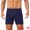 Dark Blue, variant on DARING DIVA Men's Elastic Waistband Soft Mid-Waisted Solid Underwear 30 Dark Blue