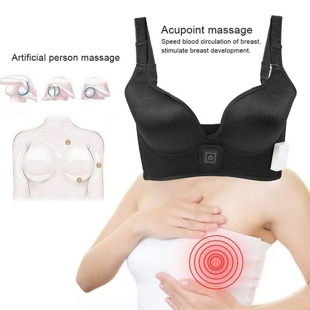 Electric Breast Massage Bra Infrared Heating Vibration Breast