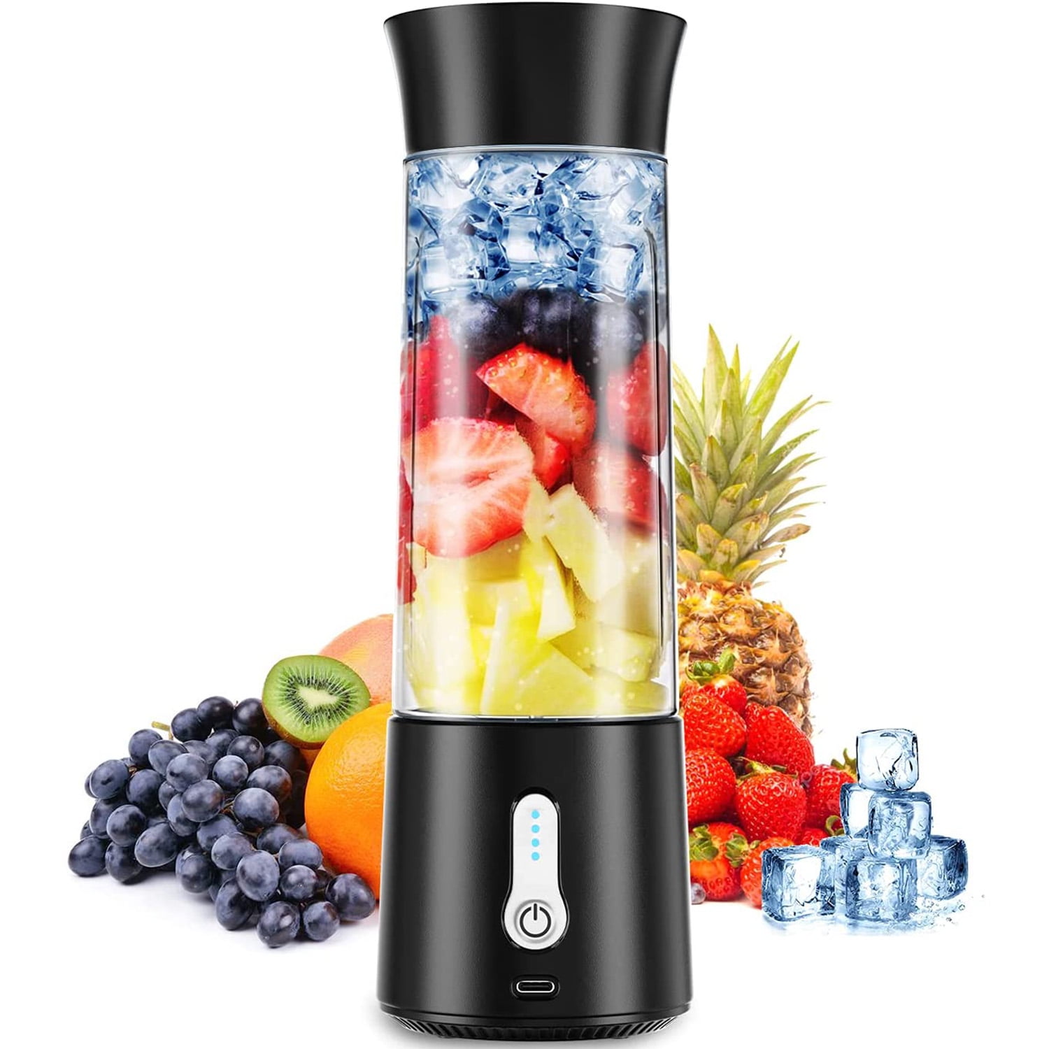 HKEEY Portable Blender for Shakes & Smoothies 17 Oz Personal Size Blender, TypeC 4000mAh