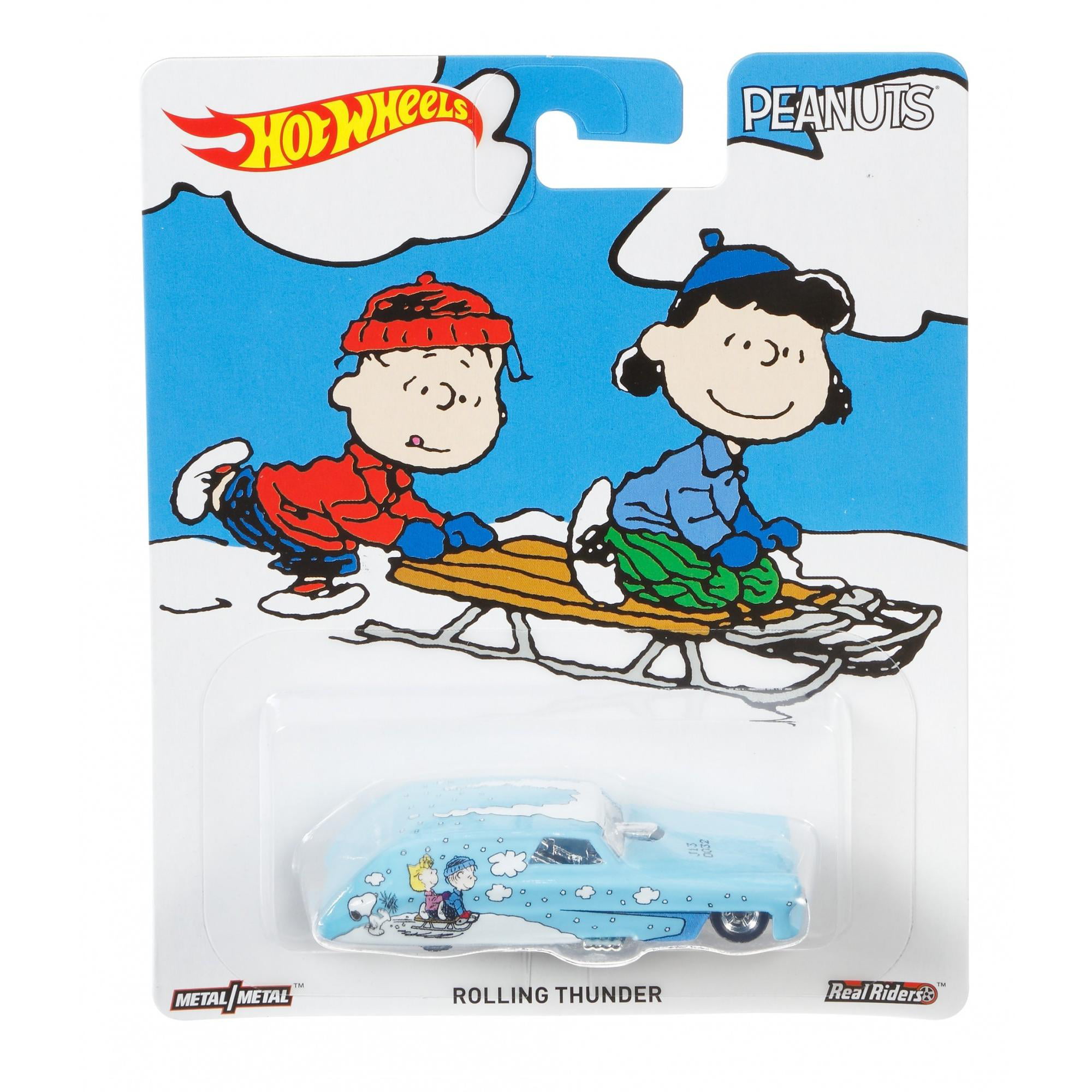 Hot Wheels Rolling Thunder Funny Car Sedan Delivery Snoopy Peanuts Pop Culture 