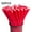 Red, variant on Kiplyki Disposable Degradable Paper Straw Beverage Party Dessert Cake Decoration(50pc)
