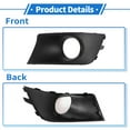 thumbnail image 5 of Unique Bargains Fog Light Grill Front Lower Bumper Fog Light Cover Inserts No.57731AJ040 for Subaru Legacy 2010-2014 Black ABS 1 Pcs Front Right Car, 5 of 6