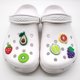 thumbnail image 2 of 6 Piezas Accesorios para Zapatos, Hebillas de Goma para Zapatos, Flores de Zapatos Impresas en PVC, Accesorios de Bricolaje para Zapatos de Playa, Zapatillas (6), 2 of 5