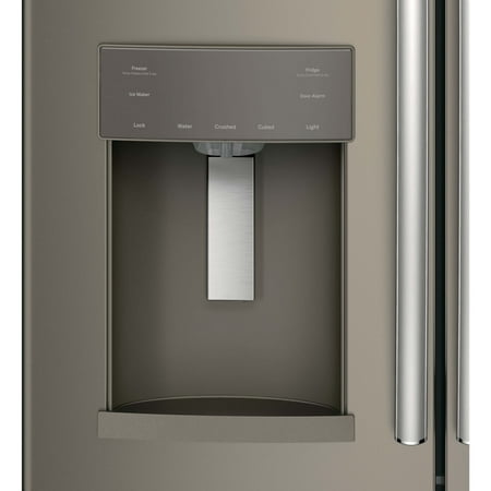 GE - 27.7 Cu. Ft. French Door Refrigerator - Slate