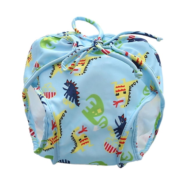 Pañales protectores Zulema impermeables reutilizables para piscinas Azul claro 5-8.5KG Pantalones de pañales