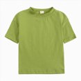 thumbnail image 5 of peqiut Toddler Boy Summer Play Clothes Short Sleeve Tee Elastic Shorts Outfit 12M-5T, 5 of 8