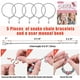 thumbnail image 5 of Kit para hacer pulseras para niñas, 85 pulseras con dijes y cuentas, dijes de joyería, pulseras para manualidades, regalo de joyería para adolescentes., 5 of 5