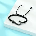 thumbnail image 4 of Urn Bracelet for Ashes Fish Hook Urn Cremation Bracelet for Ashes Hand Rope Ash Bracelet for Men Women Memorial Ashes Holder Memorial Keepsake Pendant, 4 of 7