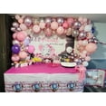 thumbnail image 6 of Pink Elephant Baby Shower Backdrop for Girl Sweet Little Peanut is on The Way Photography Background Elephant Cake Table Decorations, 6 of 7