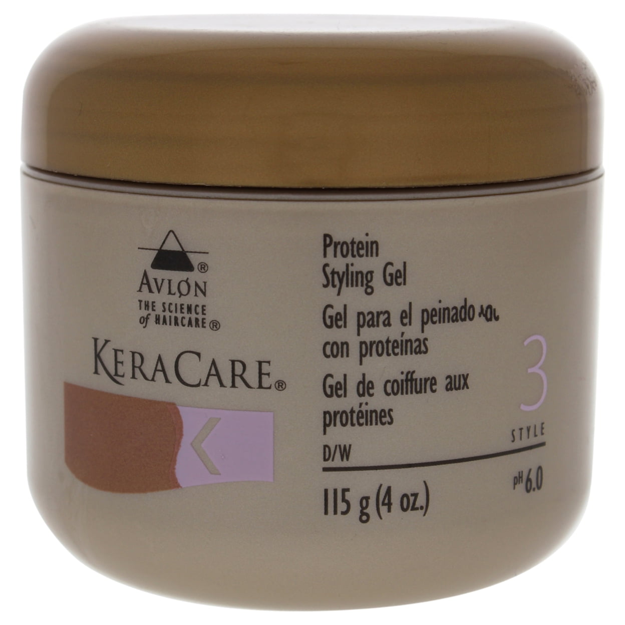 KeraCare Protein Styling Gel by Avlon for Unisex 4 oz Gel