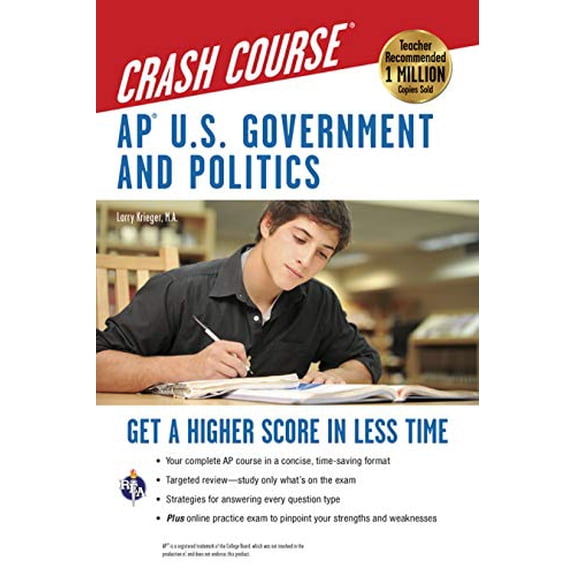 Pre-Owned Ap(r) U.S. Government & Politics Crash Course Book   Online (Paperback) 0738608092 9780738608099