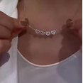 thumbnail image 2 of Sin Cuello Para Mujer- Acero Inoxidable- 2 En 1- Regalo Para Cualquier Ocasión- Se Convierte En 4 Corazones-, 2 of 3
