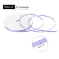 thumbnail image 2 of Uxcell 1/4" 65 Yard Double Faced Solid Satin Ribbon Polyester Fabric for Gift Party Wedding Floral Decoration Light Purple, 2 of 7