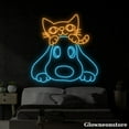 thumbnail image 3 of Glowneon Cute Dog Cat Neon Sign, Pet Lovely Led Sign, Pet Shop Decor, Kid Room Decor, 3 of 5