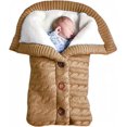 thumbnail image 1 of Insular Warm Baby Sleeping Bag Envelope Winter Kid Sleepsack Footmuff Stroller Knitted Sleep Sack Newborn Knit Wool, 1 of 1