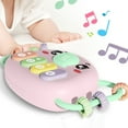 thumbnail image 4 of Infant Hand Piano Toy, Early Education Grasping Toy, Musical Learning Instrument, Baby Hand Drum, Safe Plastic Material, Colorful Lights, Develops Motor Skills for 0-3 Months, 4 of 6