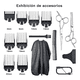 thumbnail image 4 of Kit De Cortapelos Profesional Hombres Recortador Pelo Barba  Malubero Plata, 4 of 4